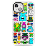 Burst Heads Colour Phone Case iPhone 15 Plus / Magsafe Impact Case,iPhone 15 / Magsafe Impact Case Blanc Space