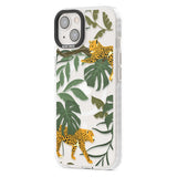 Two Jaguars & Foliage Jungle Cat Pattern