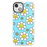 Daisy Faces Kawaii Pattern Phone Case iPhone 15 Plus / Magsafe Impact Case,iPhone 15 / Magsafe Impact Case Blanc Space