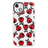 Ladybug Pattern Phone Case iPhone 15 Plus / Magsafe Impact Case,iPhone 15 / Magsafe Impact Case Blanc Space