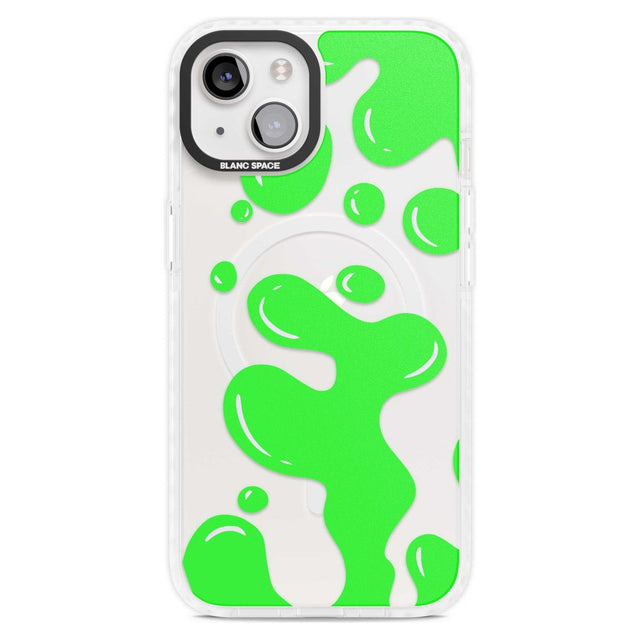 Green Lava Lamp Phone Case iPhone 15 Plus / Magsafe Impact Case,iPhone 15 / Magsafe Impact Case Blanc Space