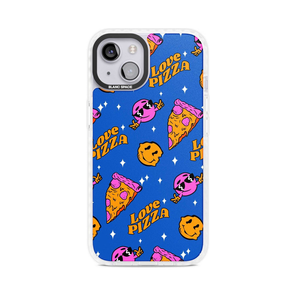 Psychedelic Love Pizza Pattern