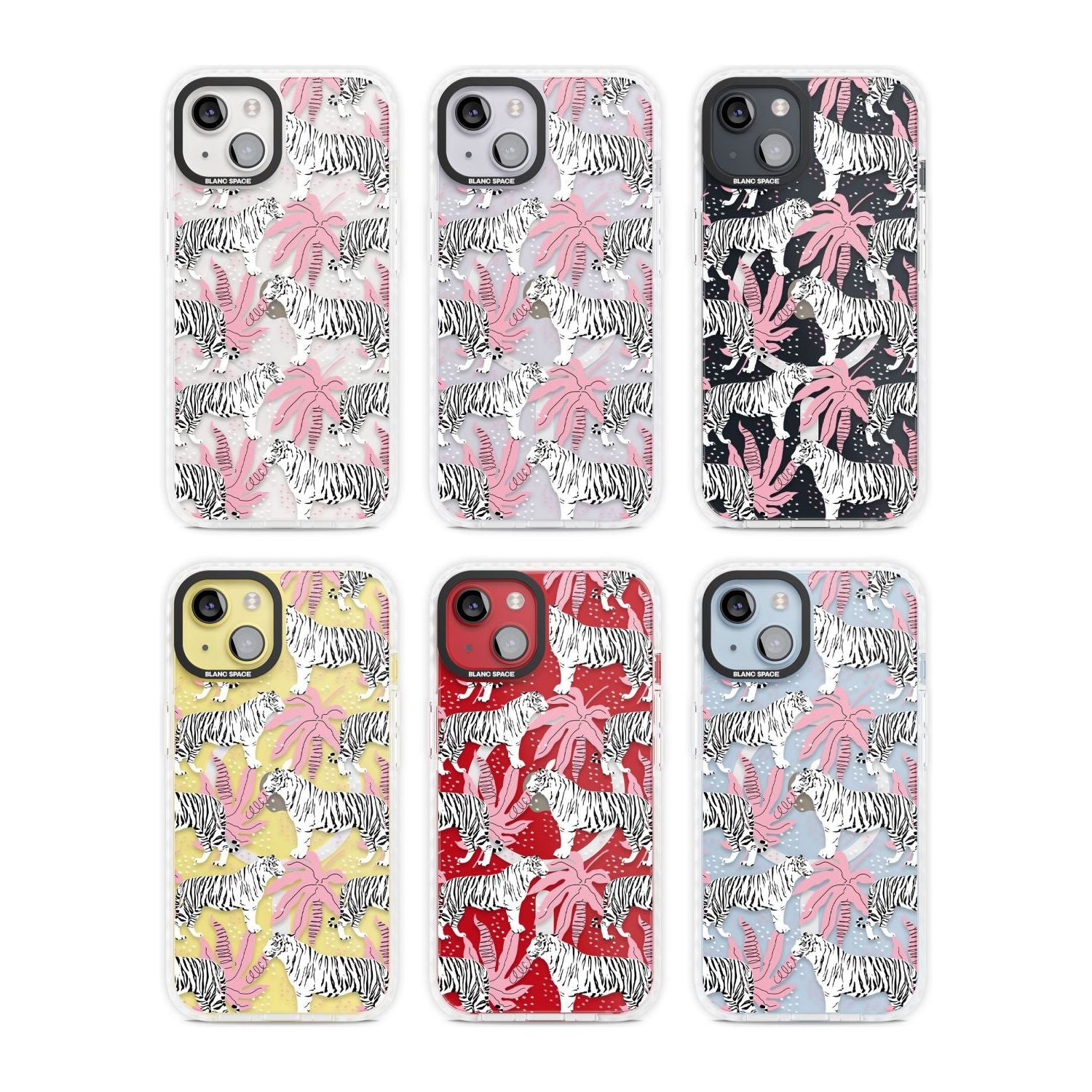 Pink & White Tropical Tigers