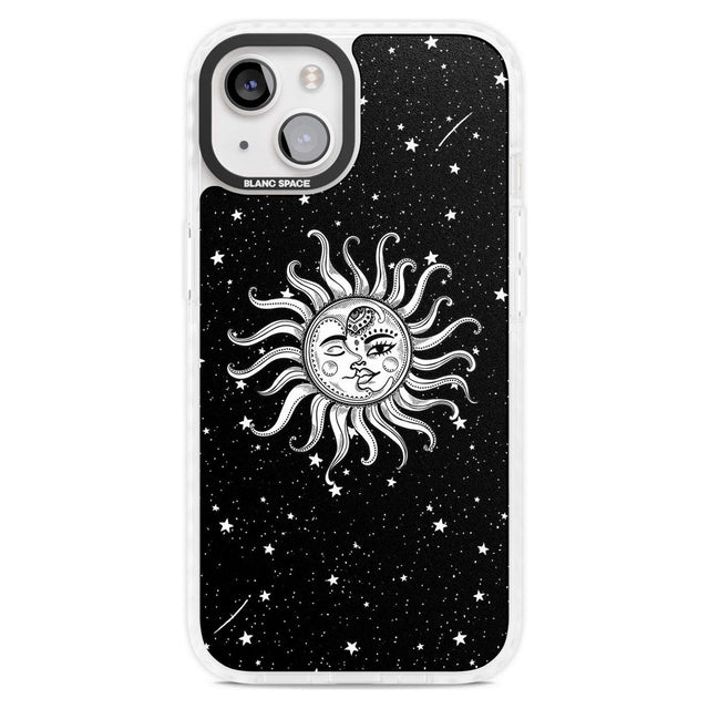 Mystic Sun Moon Phone Case iPhone 15 Plus / Magsafe Impact Case,iPhone 15 / Magsafe Impact Case Blanc Space