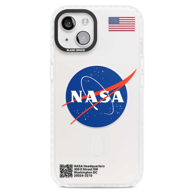 NASA Meatball Phone Case iPhone 15 Plus / Magsafe Impact Case,iPhone 15 / Magsafe Impact Case Blanc Space