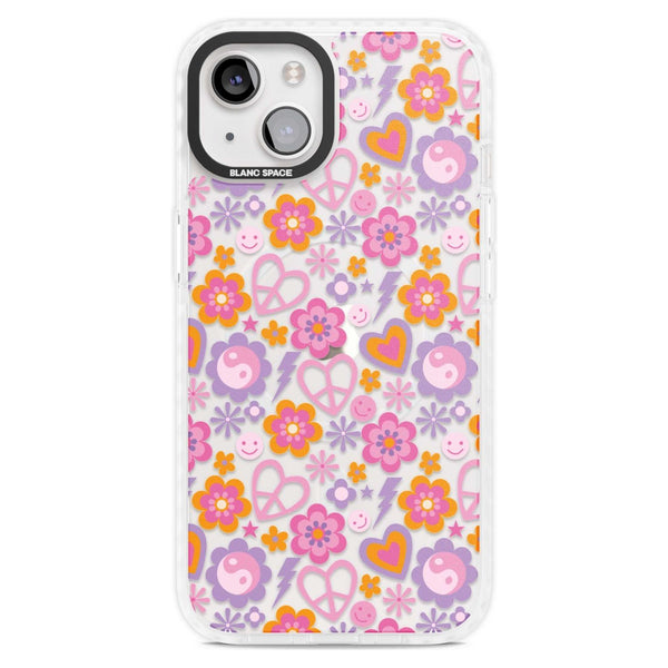 Peace, Love And Flowers Pattern