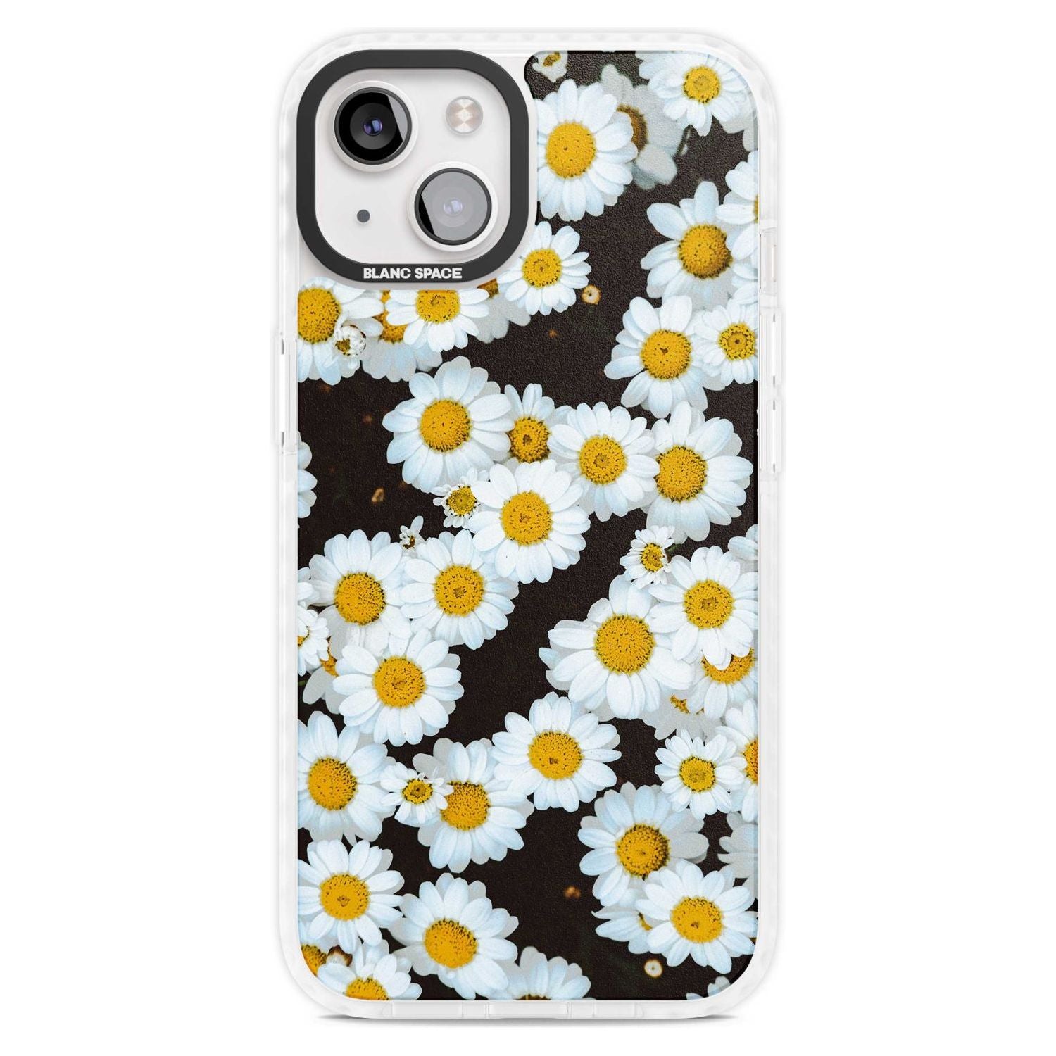 Daisies - Real Floral Photographs Phone Case iPhone 15 Plus / Magsafe Impact Case,iPhone 15 / Magsafe Impact Case Blanc Space