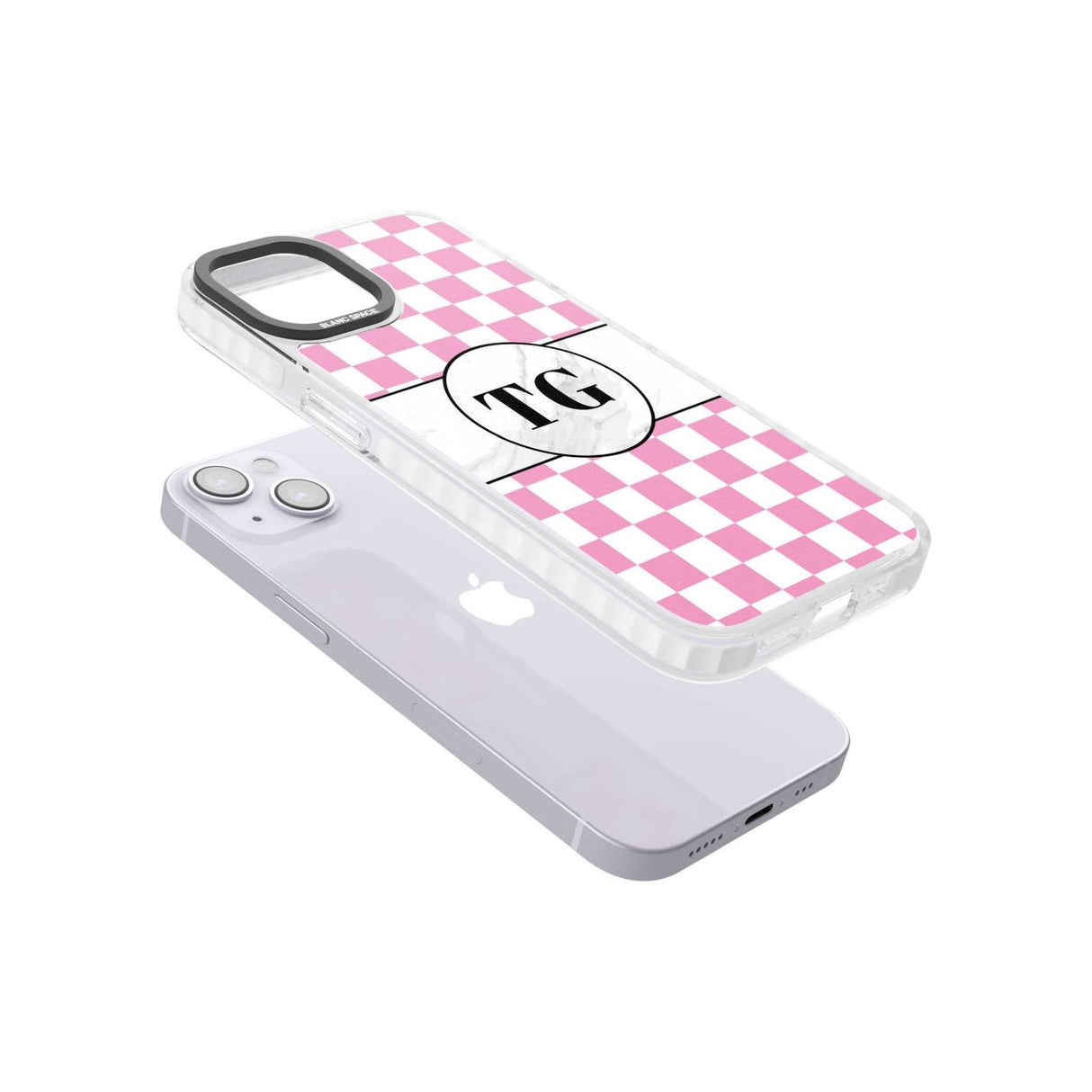 Personalised Monogrammed Pink Check Phone Case iPhone 15 Pro Max / Black Impact Case,iPhone 15 Plus / Black Impact Case,iPhone 15 Pro / Black Impact Case,iPhone 15 / Black Impact Case,iPhone 15 Pro Max / Impact Case,iPhone 15 Plus / Impact Case,iPhone 15 Pro / Impact Case,iPhone 15 / Impact Case,iPhone 15 Pro Max / Magsafe Black Impact Case,iPhone 15 Plus / Magsafe Black Impact Case,iPhone 15 Pro / Magsafe Black Impact Case,iPhone 15 / Magsafe Black Impact Case,iPhone 14 Pro Max / Black Impact Case,iPhone 1