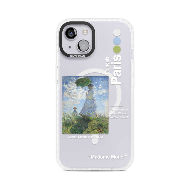 Madame Monet and Her Son Phone Case iPhone 15 Plus / Magsafe Impact Case,iPhone 15 / Magsafe Impact Case Blanc Space