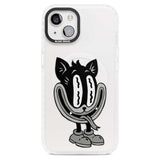 Faded Feline Phone Case iPhone 15 Plus / Magsafe Impact Case,iPhone 15 / Magsafe Impact Case Blanc Space