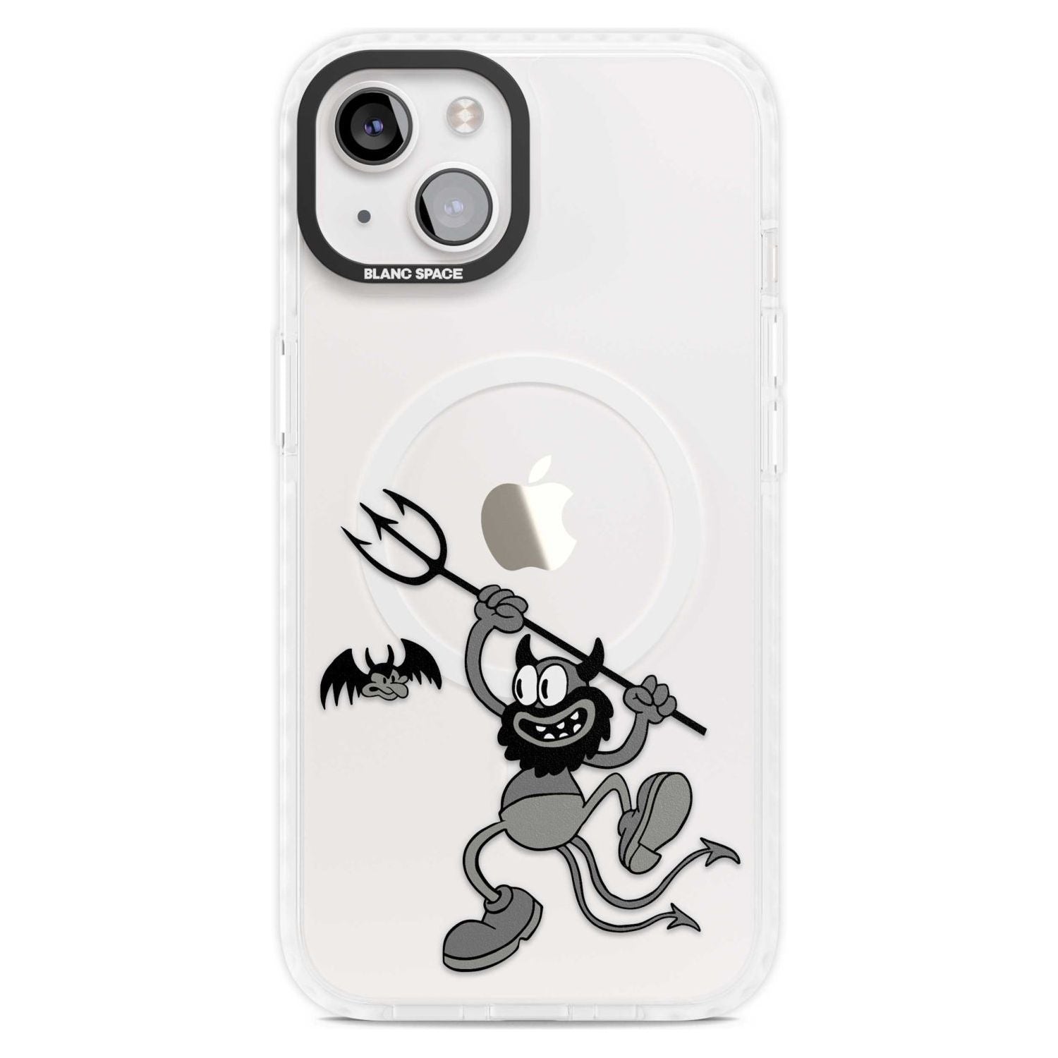 Dancing Devil Phone Case iPhone 15 Plus / Magsafe Impact Case,iPhone 15 / Magsafe Impact Case Blanc Space