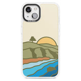 North Sunset Phone Case iPhone 15 Plus / Magsafe Impact Case,iPhone 15 / Magsafe Impact Case Blanc Space