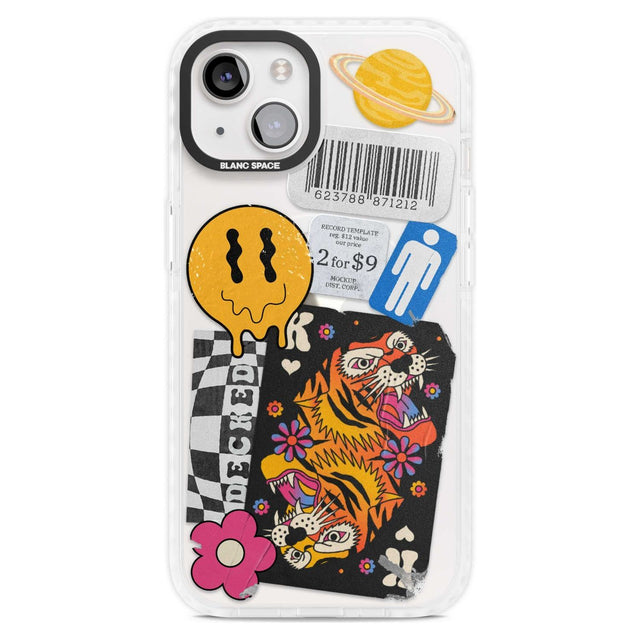 Electric Vibes Phone Case iPhone 15 Plus / Magsafe Impact Case,iPhone 15 / Magsafe Impact Case Blanc Space