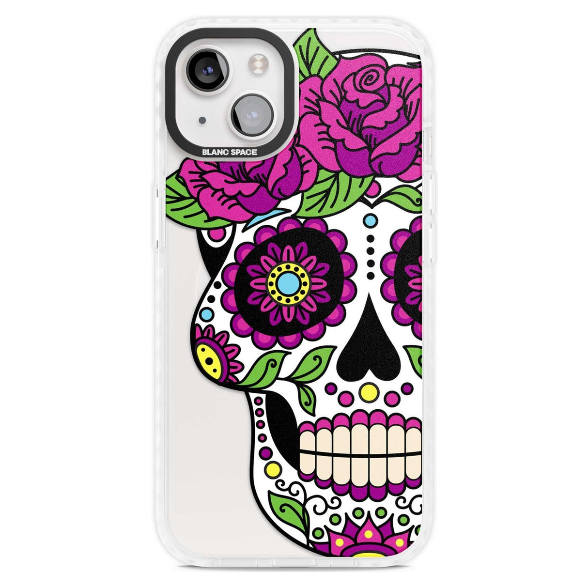 Purple Floral Sugar Skull