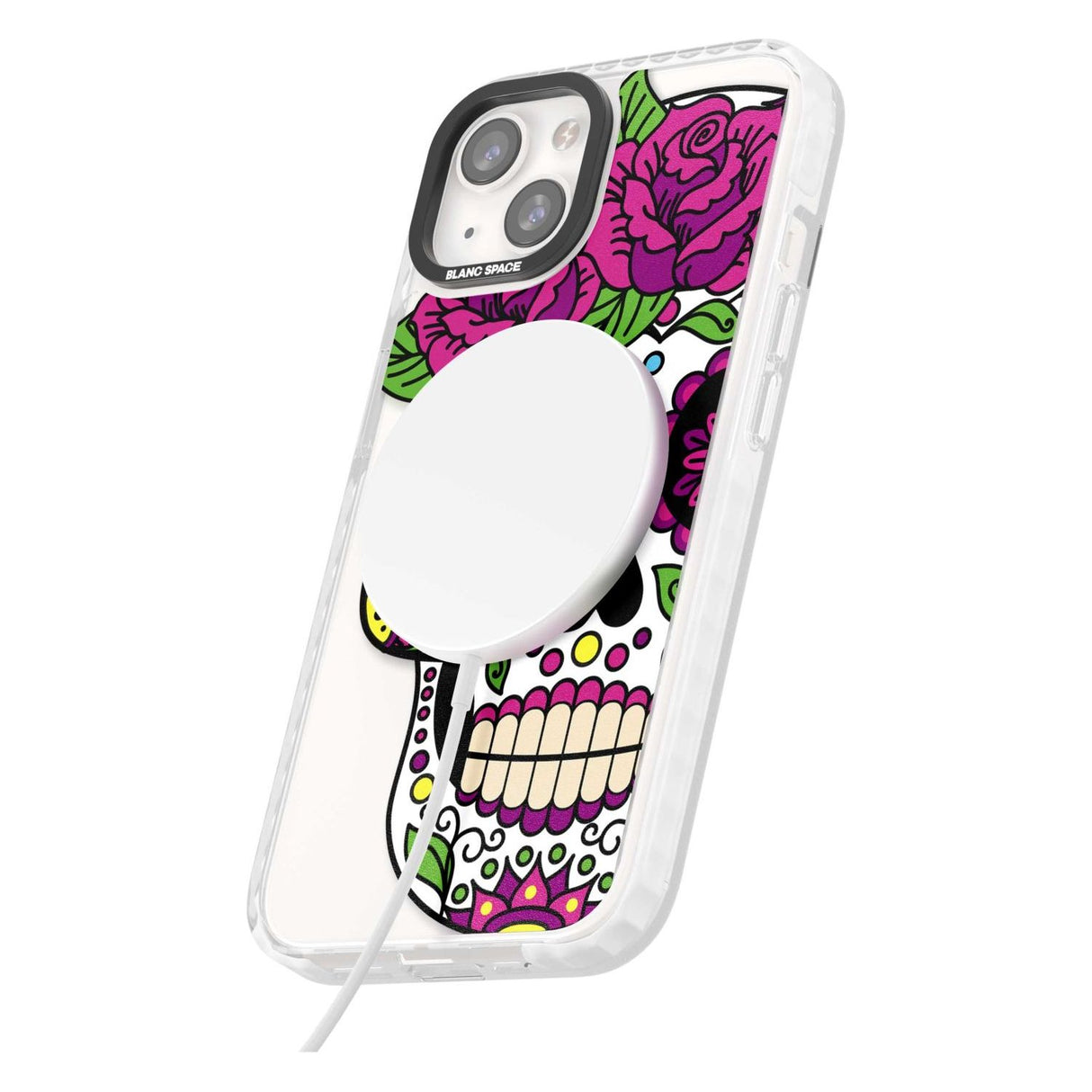 Purple Floral Sugar Skull