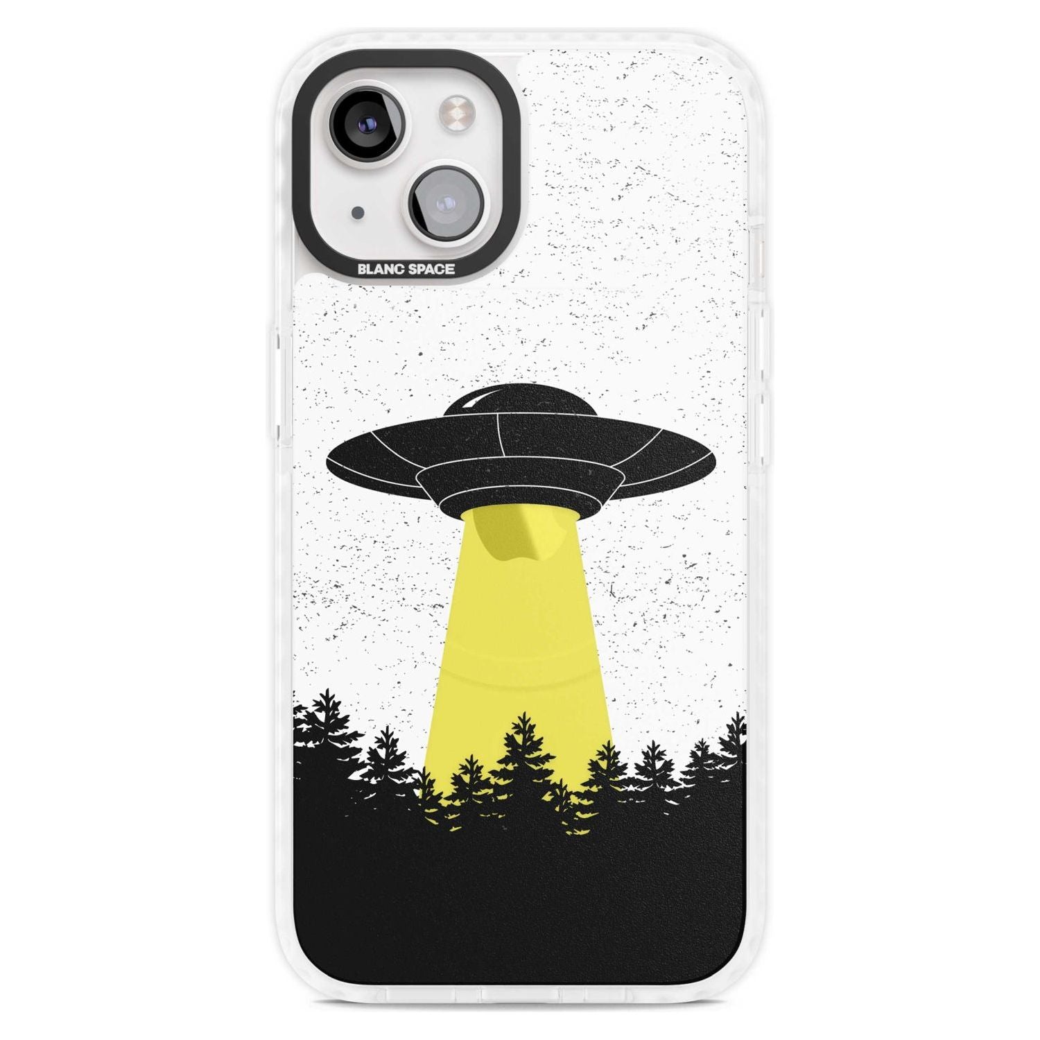 Alien Abduction Phone Case iPhone 15 Plus / Magsafe Impact Case,iPhone 15 / Magsafe Impact Case Blanc Space