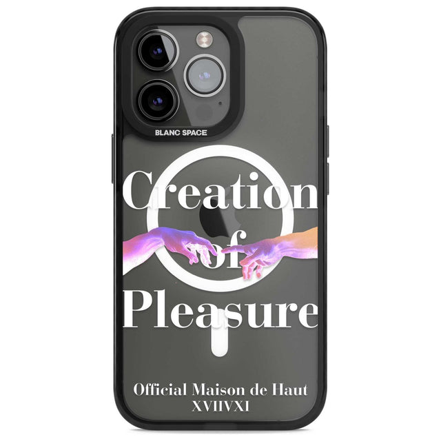 Creation of Pleasure Phone Case iPhone 15 Pro Max / Magsafe Black Impact Case,iPhone 15 Pro / Magsafe Black Impact Case,iPhone 14 Pro Max / Magsafe Black Impact Case,iPhone 14 Pro / Magsafe Black Impact Case,iPhone 13 Pro / Magsafe Black Impact Case Blanc Space