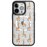 Cute Giraffe Pattern Clear Phone Case iPhone 15 Pro / Magsafe Black Impact Case,iPhone 15 Pro Max / Magsafe Black Impact Case,iPhone 14 Pro Max / Magsafe Black Impact Case,iPhone 13 Pro / Magsafe Black Impact Case,iPhone 14 Pro / Magsafe Black Impact Case Blanc Space