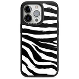 Black Zebra Print Phone Case iPhone 15 Pro / Magsafe Black Impact Case,iPhone 15 Pro Max / Magsafe Black Impact Case,iPhone 14 Pro Max / Magsafe Black Impact Case,iPhone 13 Pro / Magsafe Black Impact Case,iPhone 14 Pro / Magsafe Black Impact Case Blanc Space