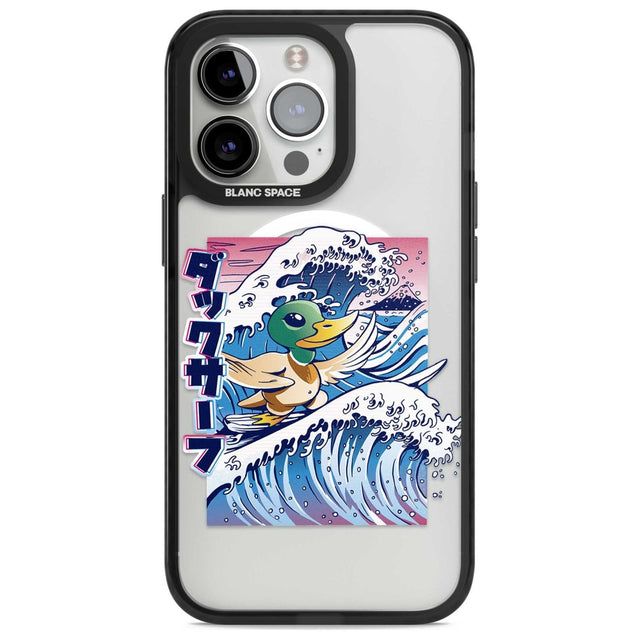 Duck Surf Phone Case iPhone 15 Pro Max / Magsafe Black Impact Case,iPhone 15 Pro / Magsafe Black Impact Case,iPhone 14 Pro Max / Magsafe Black Impact Case,iPhone 14 Pro / Magsafe Black Impact Case,iPhone 13 Pro / Magsafe Black Impact Case Blanc Space
