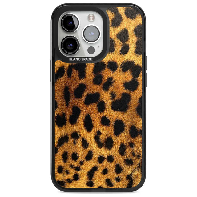 Leopard Print Phone Case iPhone 15 Pro Max / Magsafe Black Impact Case,iPhone 15 Pro / Magsafe Black Impact Case Blanc Space