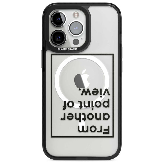 Another Point of View Phone Case iPhone 15 Pro Max / Magsafe Black Impact Case,iPhone 15 Pro / Magsafe Black Impact Case,iPhone 14 Pro Max / Magsafe Black Impact Case,iPhone 14 Pro / Magsafe Black Impact Case,iPhone 13 Pro / Magsafe Black Impact Case Blanc Space