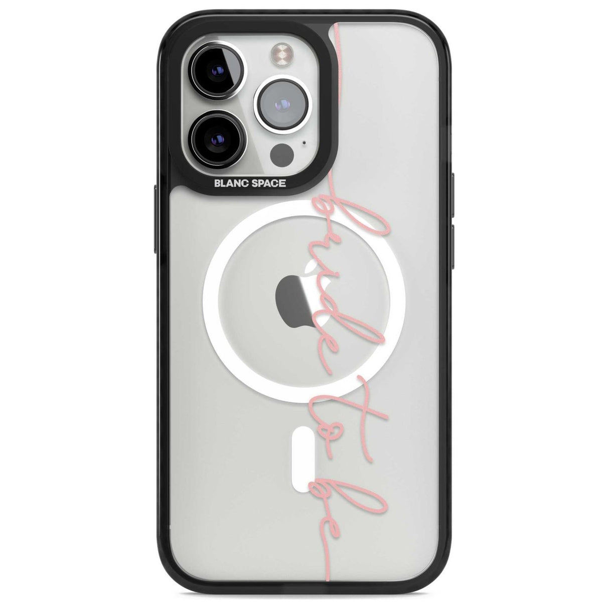 Bride to Be - Transparent Wedding Design Phone Case iPhone 15 Pro Max / Magsafe Black Impact Case,iPhone 15 Pro / Magsafe Black Impact Case,iPhone 14 Pro Max / Magsafe Black Impact Case,iPhone 14 Pro / Magsafe Black Impact Case,iPhone 13 Pro / Magsafe Black Impact Case Blanc Space