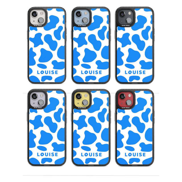 Personalised Blue and White Cow Print Custom Phone Case iPhone 15 Pro Max / Black Impact Case,iPhone 15 Plus / Black Impact Case,iPhone 15 Pro / Black Impact Case,iPhone 15 / Black Impact Case,iPhone 15 Pro Max / Impact Case,iPhone 15 Plus / Impact Case,iPhone 15 Pro / Impact Case,iPhone 15 / Impact Case,iPhone 15 Pro Max / Magsafe Black Impact Case,iPhone 15 Plus / Magsafe Black Impact Case,iPhone 15 Pro / Magsafe Black Impact Case,iPhone 15 / Magsafe Black Impact Case,iPhone 14 Pro Max / Black Impact Case