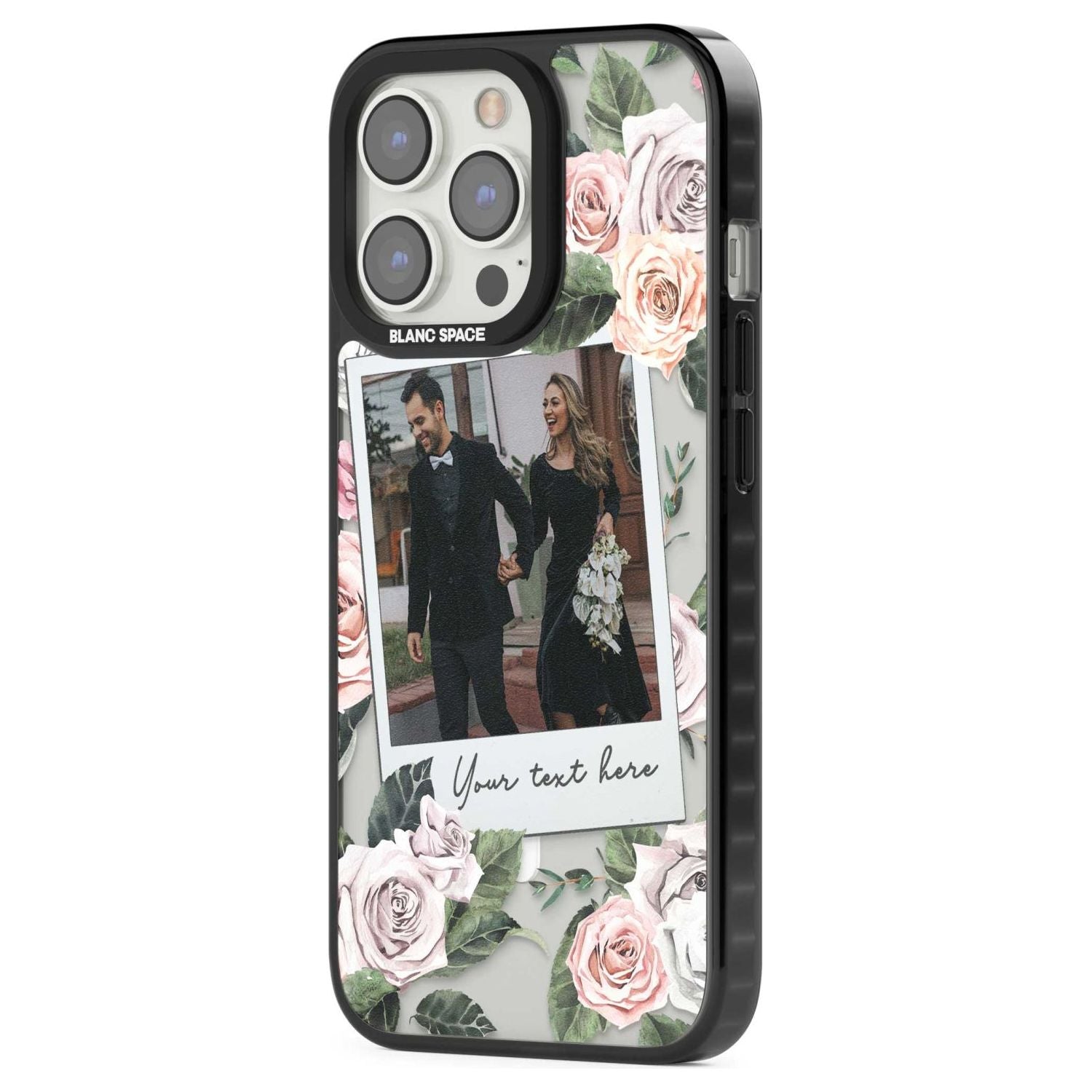 Personalised Floral Instant Film Photo