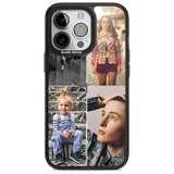 Personalised 4 Photo Grid Custom Phone Case iPhone 15 Pro Max / Magsafe Black Impact Case,iPhone 15 Pro / Magsafe Black Impact Case,iPhone 14 Pro Max / Magsafe Black Impact Case,iPhone 14 Pro / Magsafe Black Impact Case,iPhone 13 Pro / Magsafe Black Impact Case Blanc Space