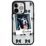 Personalised Border Collie - Dog Photo Custom Phone Case iPhone 15 Pro Max / Magsafe Black Impact Case,iPhone 15 Pro / Magsafe Black Impact Case,iPhone 14 Pro Max / Magsafe Black Impact Case,iPhone 14 Pro / Magsafe Black Impact Case,iPhone 13 Pro / Magsafe Black Impact Case Blanc Space