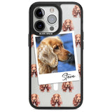 Personalised Cocker Spaniel - Dog Photo Custom Phone Case iPhone 15 Pro Max / Magsafe Black Impact Case,iPhone 15 Pro / Magsafe Black Impact Case,iPhone 14 Pro Max / Magsafe Black Impact Case,iPhone 14 Pro / Magsafe Black Impact Case,iPhone 13 Pro / Magsafe Black Impact Case Blanc Space