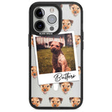 Personalised Border Terrier - Dog Photo Custom Phone Case iPhone 15 Pro Max / Magsafe Black Impact Case,iPhone 15 Pro / Magsafe Black Impact Case,iPhone 14 Pro Max / Magsafe Black Impact Case,iPhone 14 Pro / Magsafe Black Impact Case,iPhone 13 Pro / Magsafe Black Impact Case Blanc Space