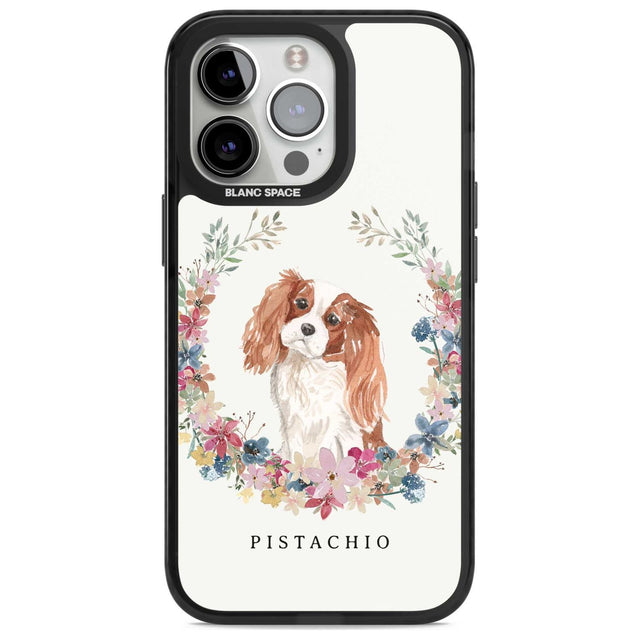 Personalised Cavalier King Charles Portrait Spaniel Custom Phone Case iPhone 15 Pro Max / Magsafe Black Impact Case,iPhone 15 Pro / Magsafe Black Impact Case,iPhone 14 Pro Max / Magsafe Black Impact Case,iPhone 14 Pro / Magsafe Black Impact Case,iPhone 13 Pro / Magsafe Black Impact Case Blanc Space