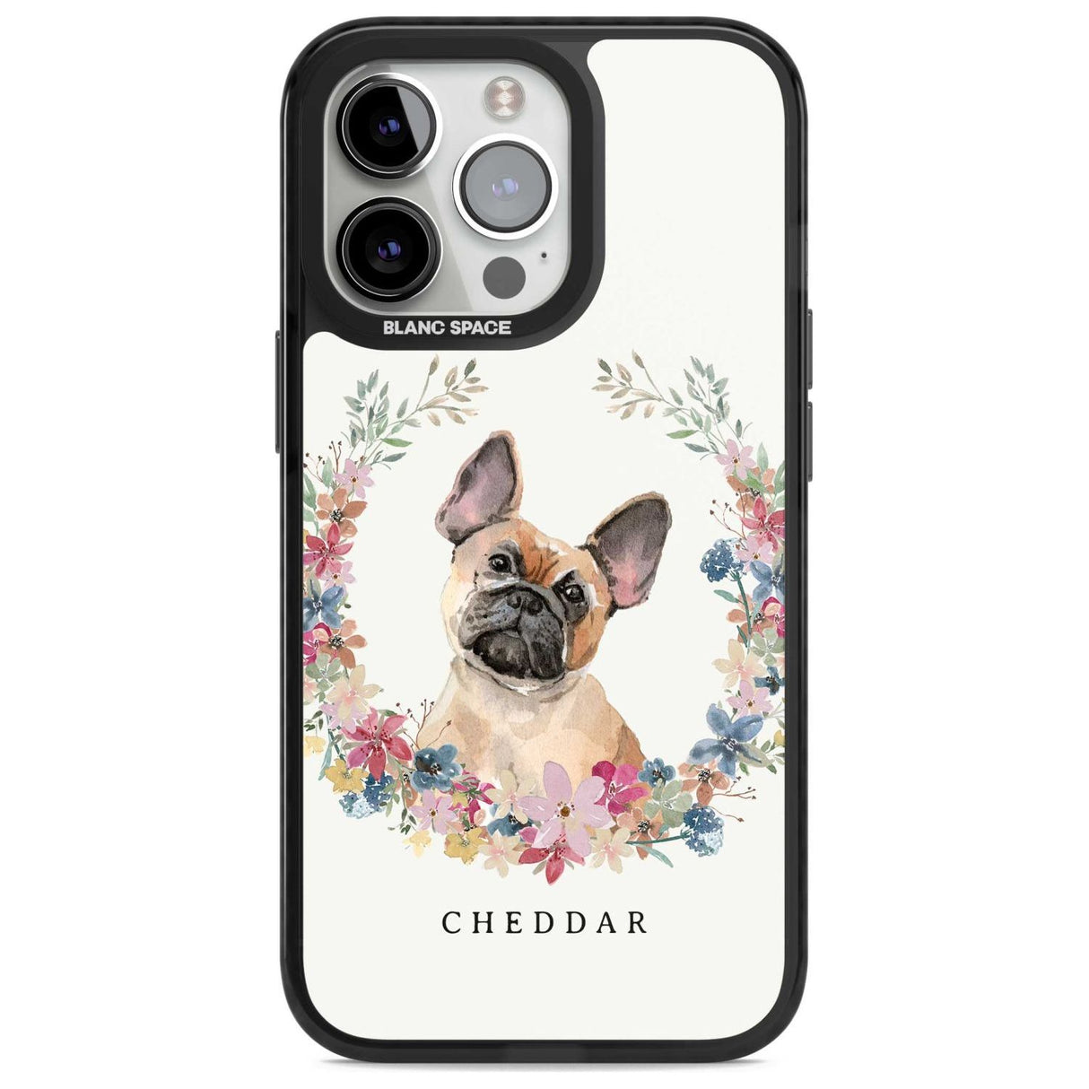 Personalised Tan French Bulldog Watercolour Dog Portrait Custom Phone Case iPhone 15 Pro Max / Magsafe Black Impact Case,iPhone 15 Pro / Magsafe Black Impact Case,iPhone 14 Pro Max / Magsafe Black Impact Case,iPhone 14 Pro / Magsafe Black Impact Case,iPhone 13 Pro / Magsafe Black Impact Case Blanc Space