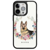 Personalised German Shepherd - Watercolour Dog Portrait Custom Phone Case iPhone 15 Pro Max / Magsafe Black Impact Case,iPhone 15 Pro / Magsafe Black Impact Case,iPhone 14 Pro Max / Magsafe Black Impact Case,iPhone 14 Pro / Magsafe Black Impact Case,iPhone 13 Pro / Magsafe Black Impact Case Blanc Space