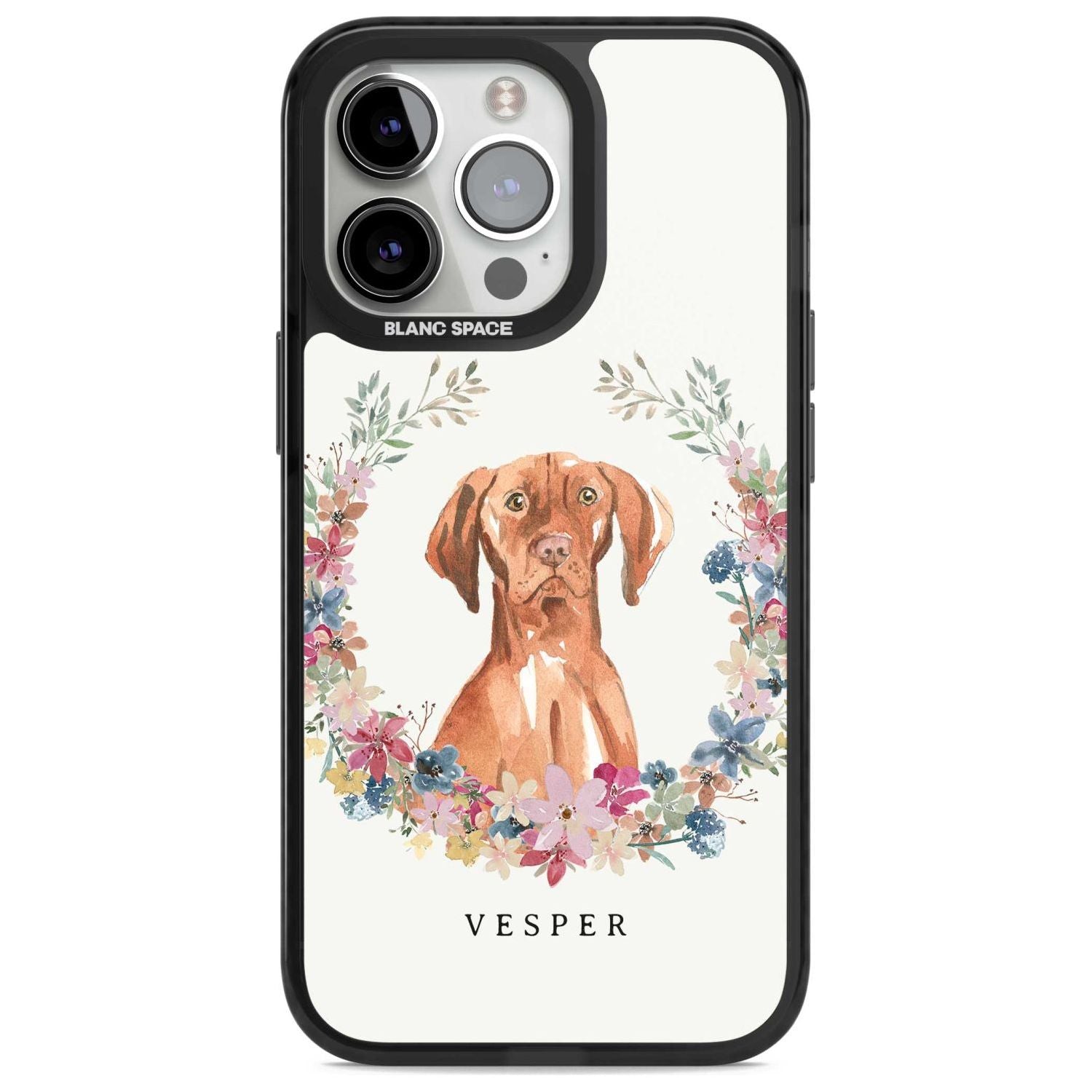 Personalised Hungarian Vizsla - Watercolour Dog Portrait