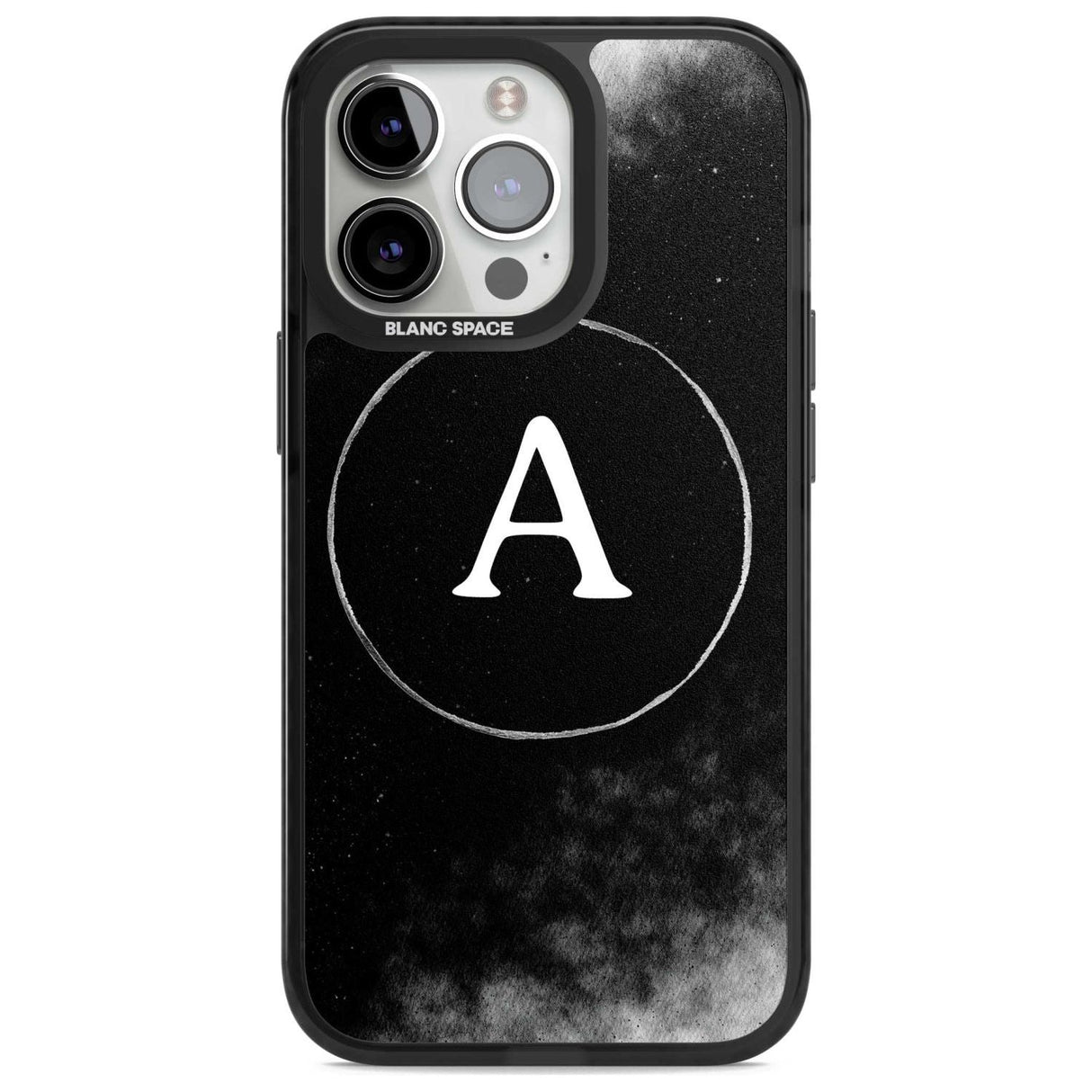 Personalised Eclipse Monogram Custom Phone Case iPhone 15 Pro Max / Magsafe Black Impact Case,iPhone 15 Pro / Magsafe Black Impact Case,iPhone 14 Pro Max / Magsafe Black Impact Case,iPhone 14 Pro / Magsafe Black Impact Case,iPhone 13 Pro / Magsafe Black Impact Case Blanc Space