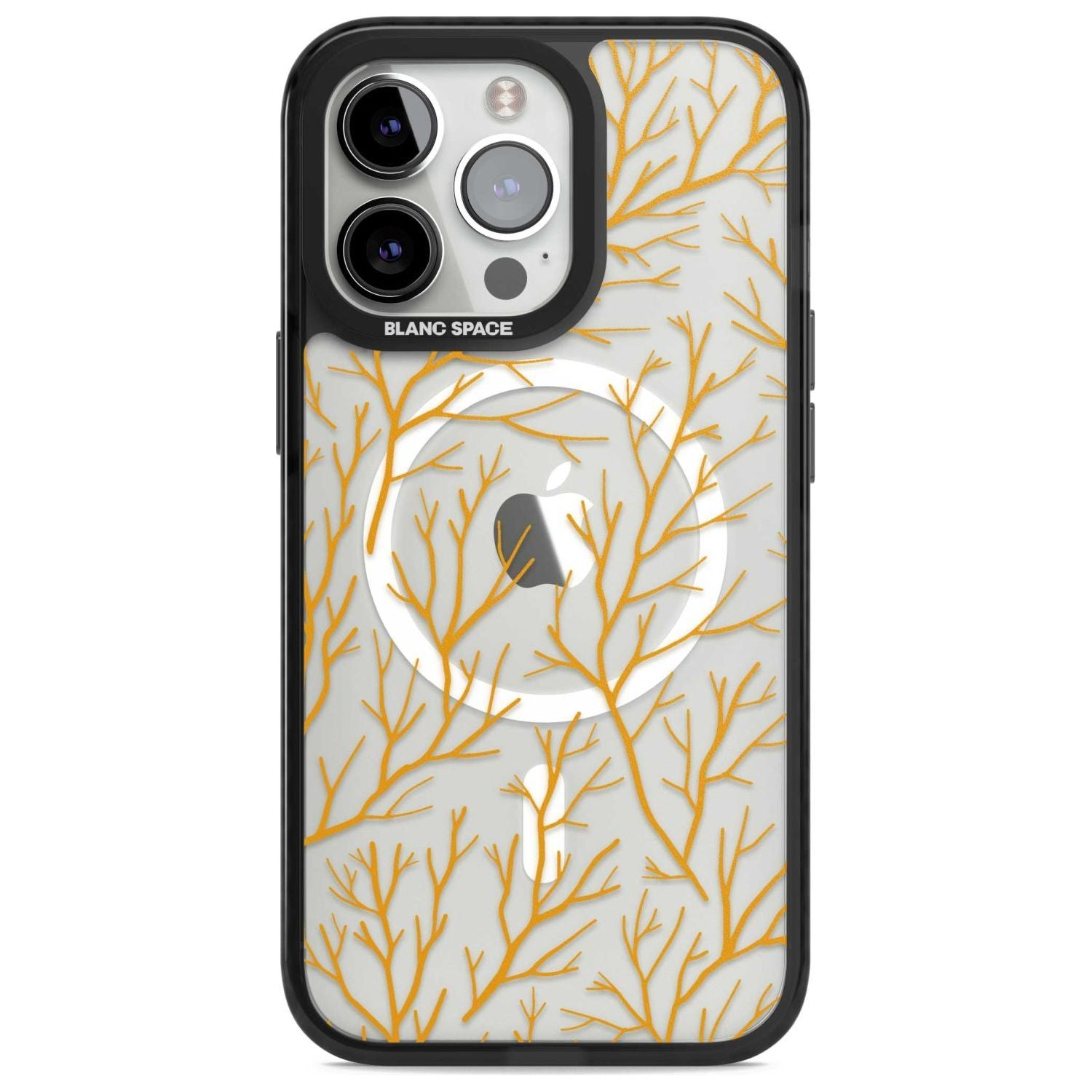 Personalised Bramble Branches Pattern Custom Phone Case iPhone 15 Pro Max / Magsafe Black Impact Case,iPhone 15 Pro / Magsafe Black Impact Case,iPhone 14 Pro Max / Magsafe Black Impact Case,iPhone 14 Pro / Magsafe Black Impact Case,iPhone 13 Pro / Magsafe Black Impact Case Blanc Space