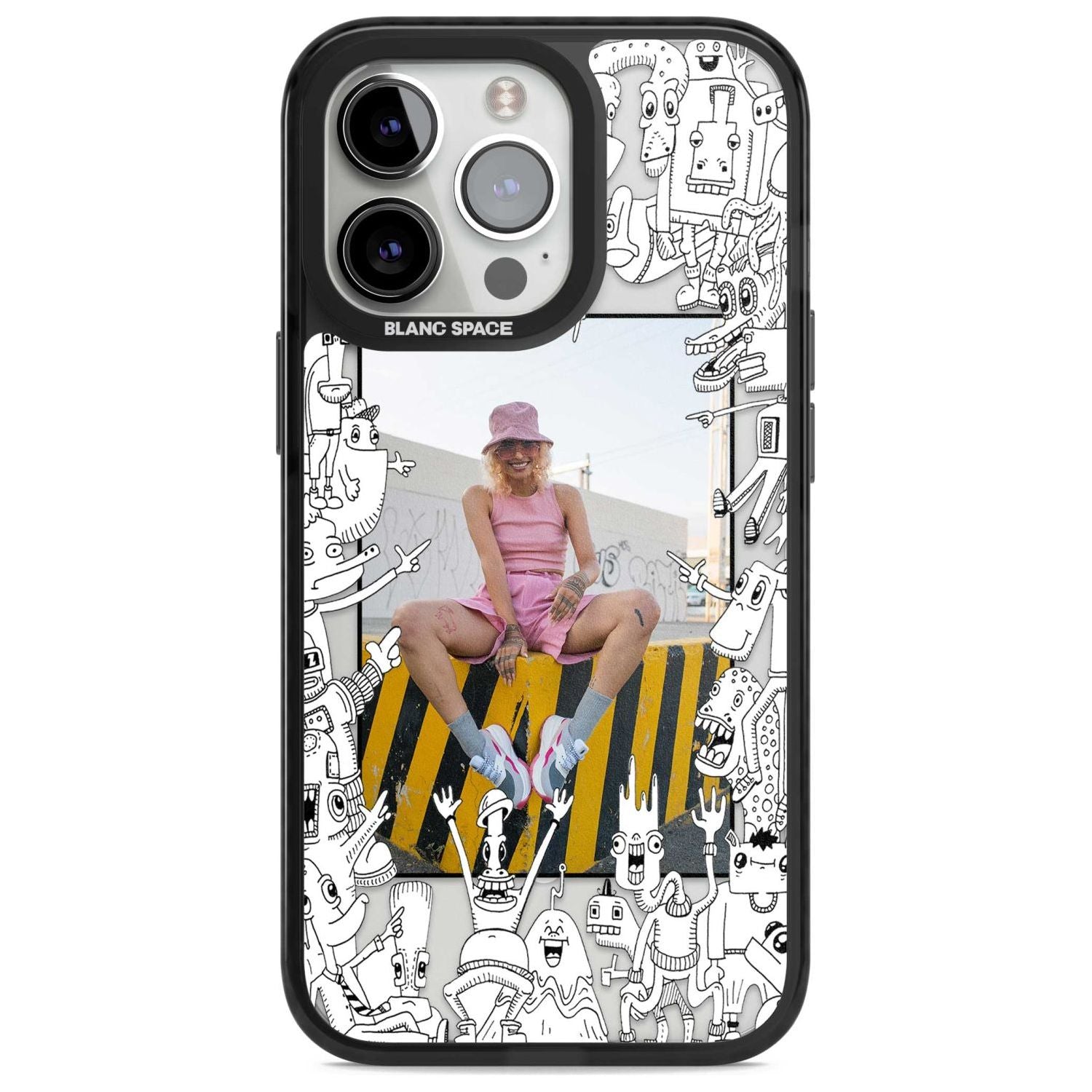 Personalised Look At This Photo Case Custom Phone Case iPhone 15 Pro Max / Magsafe Black Impact Case,iPhone 15 Pro / Magsafe Black Impact Case,iPhone 14 Pro Max / Magsafe Black Impact Case,iPhone 14 Pro / Magsafe Black Impact Case,iPhone 13 Pro / Magsafe Black Impact Case Blanc Space