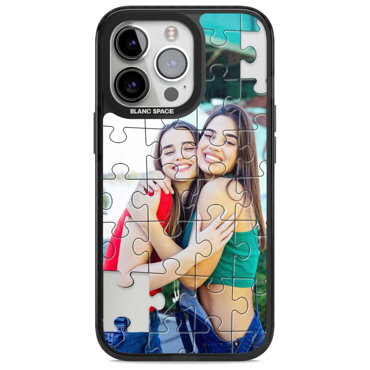 Personalised Jigsaw Puzzle Photo Custom Phone Case iPhone 15 Pro Max / Magsafe Black Impact Case,iPhone 15 Pro / Magsafe Black Impact Case,iPhone 14 Pro Max / Magsafe Black Impact Case,iPhone 14 Pro / Magsafe Black Impact Case,iPhone 13 Pro / Magsafe Black Impact Case Blanc Space