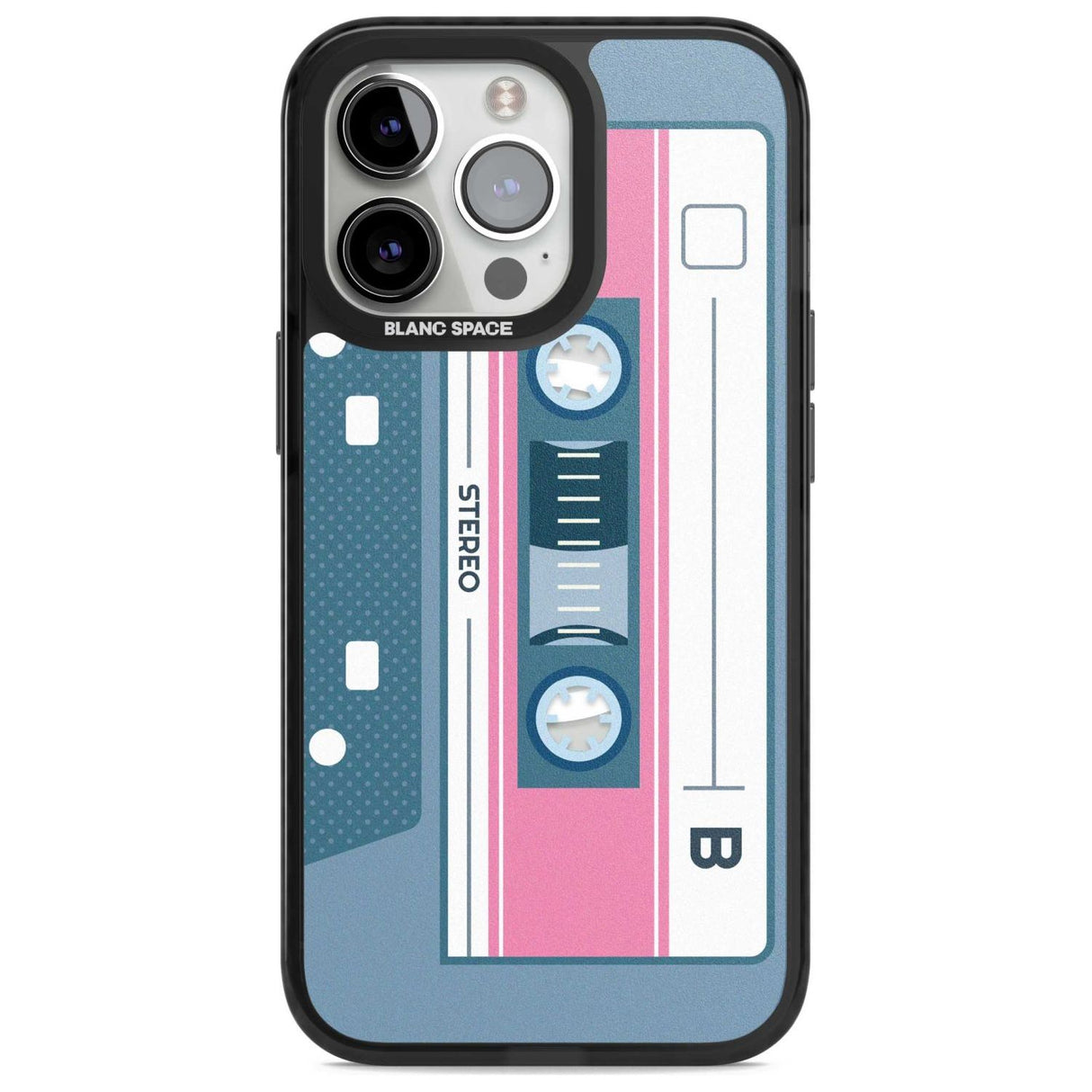 Personalised Retro Mixtape Custom Phone Case iPhone 15 Pro Max / Magsafe Black Impact Case,iPhone 15 Pro / Magsafe Black Impact Case,iPhone 14 Pro Max / Magsafe Black Impact Case,iPhone 14 Pro / Magsafe Black Impact Case,iPhone 13 Pro / Magsafe Black Impact Case Blanc Space