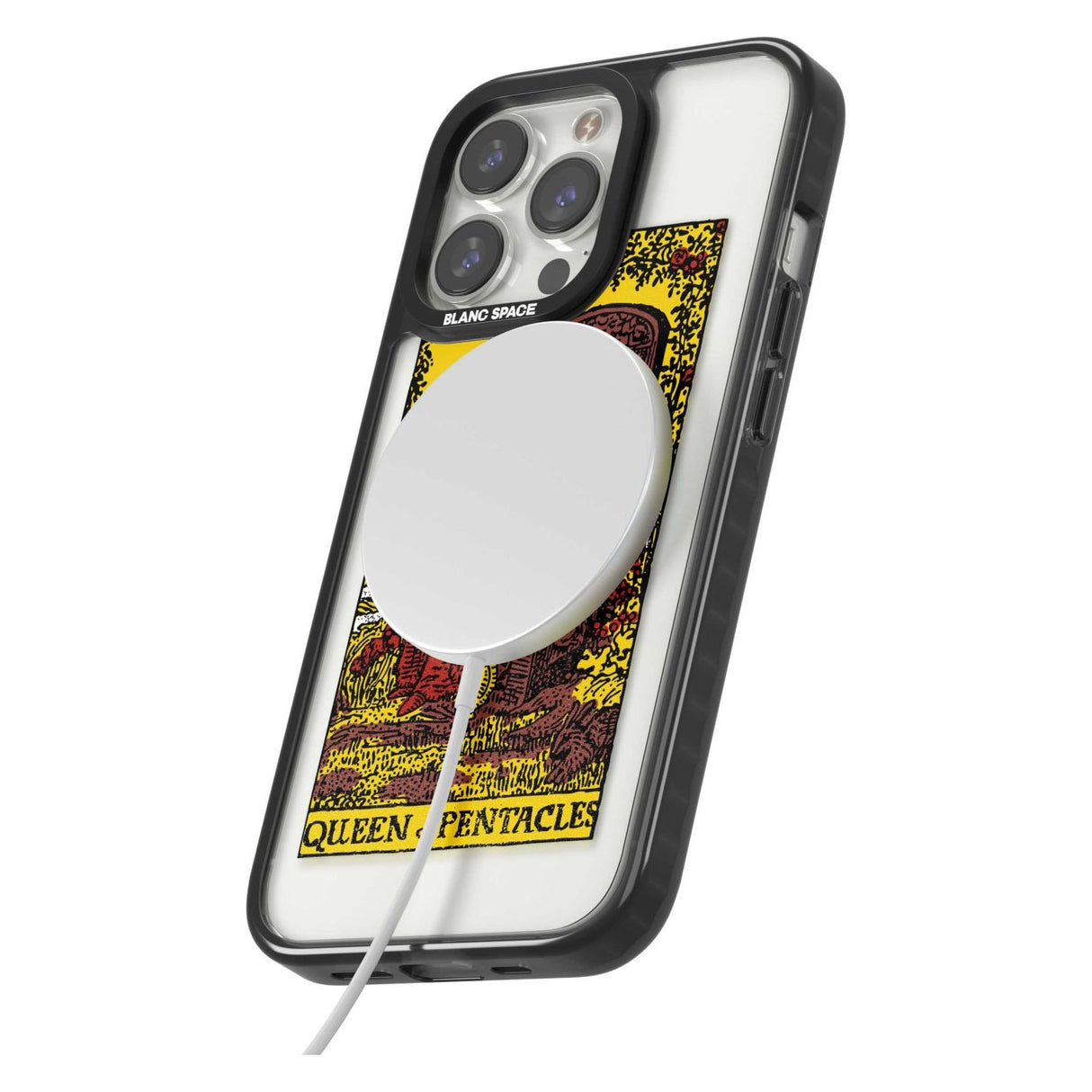 Personalised Queen of Pentacles Tarot Card - Colour Phone Case iPhone 15 Pro Max / Black Impact Case,iPhone 15 Plus / Black Impact Case,iPhone 15 Pro / Black Impact Case,iPhone 15 / Black Impact Case,iPhone 15 Pro Max / Impact Case,iPhone 15 Plus / Impact Case,iPhone 15 Pro / Impact Case,iPhone 15 / Impact Case,iPhone 15 Pro Max / Magsafe Black Impact Case,iPhone 15 Plus / Magsafe Black Impact Case,iPhone 15 Pro / Magsafe Black Impact Case,iPhone 15 / Magsafe Black Impact Case,iPhone 14 Pro Max / Black Impa