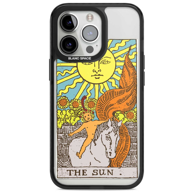 Personalised The Sun Tarot Card - Colour Custom Phone Case iPhone 15 Pro Max / Magsafe Black Impact Case,iPhone 15 Pro / Magsafe Black Impact Case,iPhone 14 Pro Max / Magsafe Black Impact Case,iPhone 14 Pro / Magsafe Black Impact Case,iPhone 13 Pro / Magsafe Black Impact Case Blanc Space