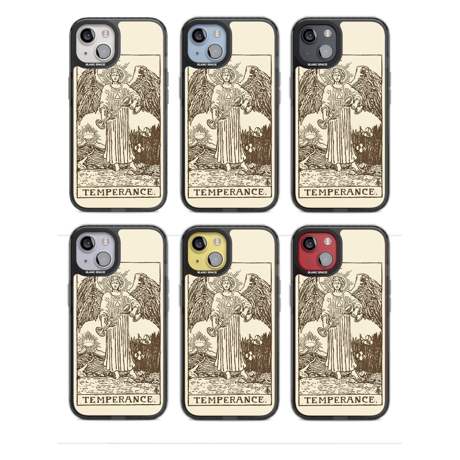 Personalised Temperance Tarot Card - Solid Cream