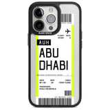 Personalised Abu Dhabi Boarding Pass Custom Phone Case iPhone 15 Pro Max / Magsafe Black Impact Case,iPhone 15 Pro / Magsafe Black Impact Case,iPhone 14 Pro Max / Magsafe Black Impact Case,iPhone 14 Pro / Magsafe Black Impact Case,iPhone 13 Pro / Magsafe Black Impact Case Blanc Space