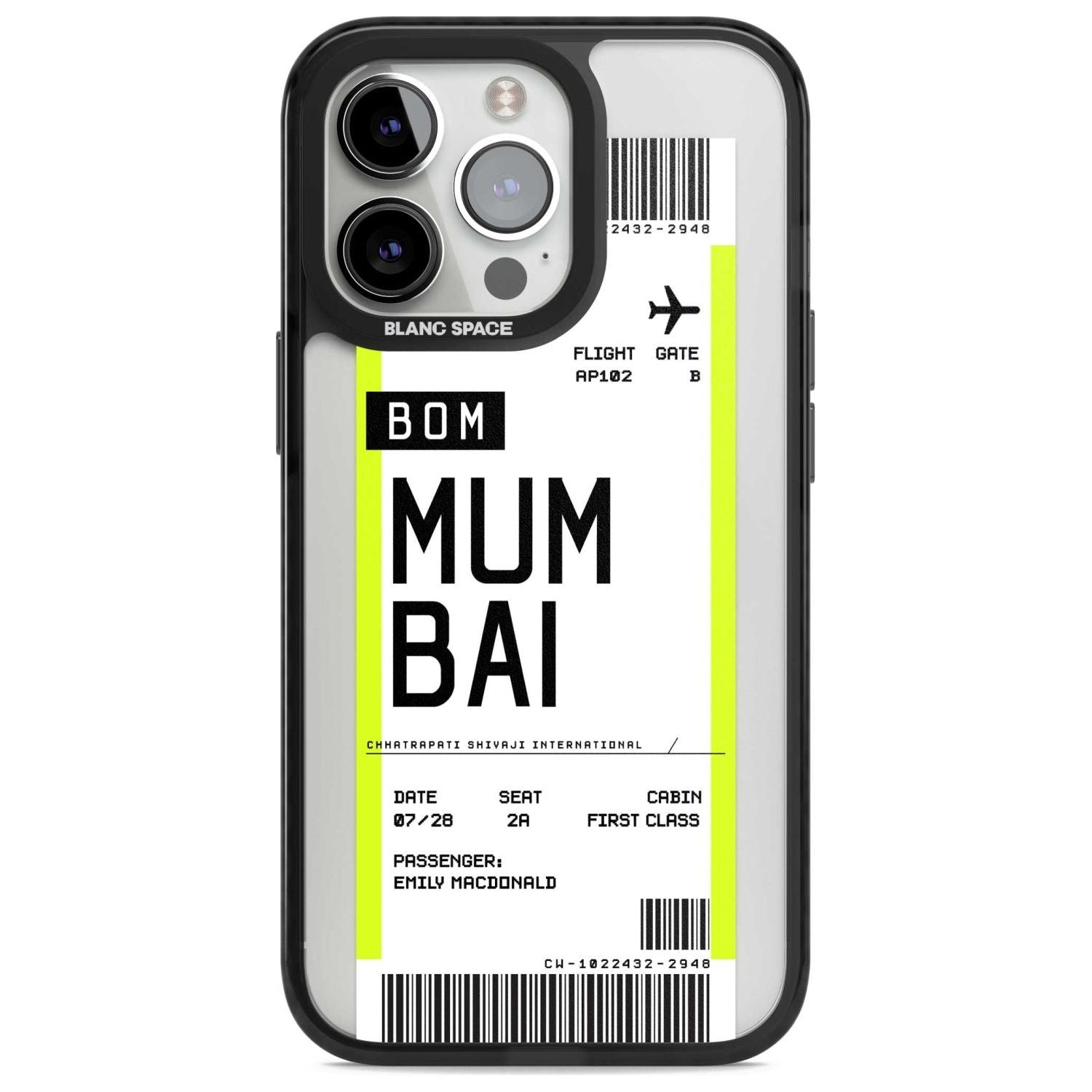 Personalised Mumbai Boarding Pass