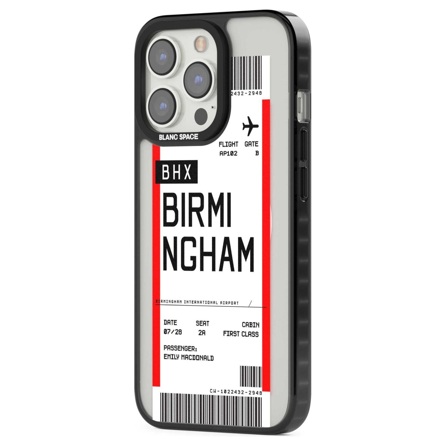 Personalised Birmingham Boarding Pass