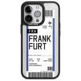 Personalised Frankfurt Boarding Pass Custom Phone Case iPhone 15 Pro Max / Magsafe Black Impact Case,iPhone 15 Pro / Magsafe Black Impact Case,iPhone 14 Pro Max / Magsafe Black Impact Case,iPhone 14 Pro / Magsafe Black Impact Case,iPhone 13 Pro / Magsafe Black Impact Case Blanc Space