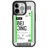 Personalised Beijing Boarding Pass Custom Phone Case iPhone 15 Pro Max / Magsafe Black Impact Case,iPhone 15 Pro / Magsafe Black Impact Case,iPhone 14 Pro Max / Magsafe Black Impact Case,iPhone 14 Pro / Magsafe Black Impact Case,iPhone 13 Pro / Magsafe Black Impact Case Blanc Space